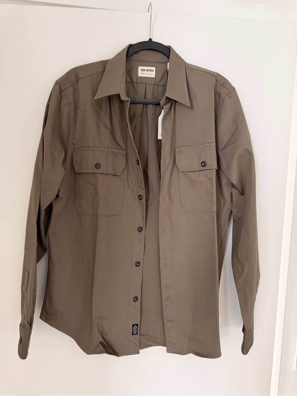 Todd Snyder Olive Brown Utility Shirt Jacket